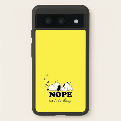 Nope, Not Today  - Snoopy Phone Case for Google Pixel 8a