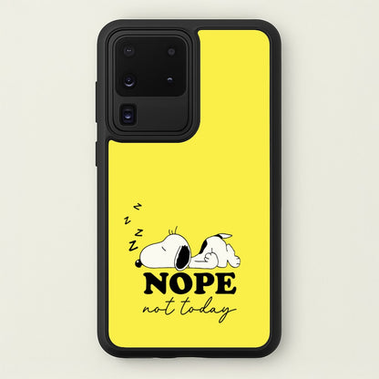 Nope, Not Today  - Snoopy Phone Case for Galaxy S20 Ultra