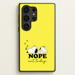 Nope, Not Today  - Snoopy Phone Case for Galaxy S25 Ultra