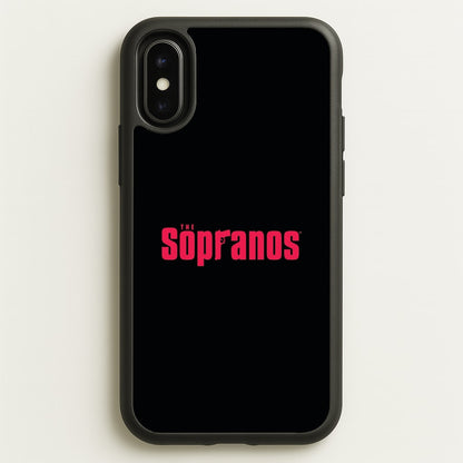 Title Screen  - The Sopranos Phone Case for iPhone X / XS