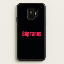Title Screen  - The Sopranos Phone Case for Galaxy S9