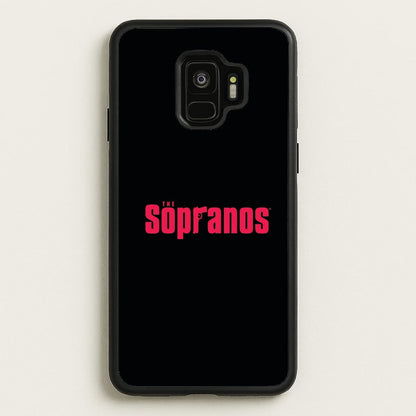 Title Screen  - The Sopranos Phone Case for Galaxy S9