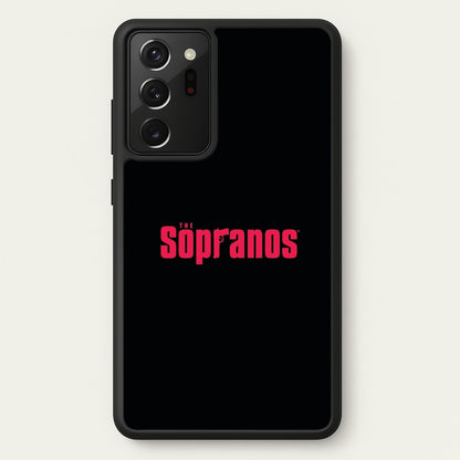 Title Screen  - The Sopranos Phone Case for Galaxy Note 20 Ultra