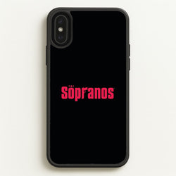 Title Screen  - The Sopranos Phone Case for iPhone XS Max