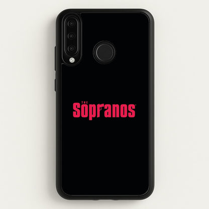 Title Screen  - The Sopranos Phone Case for Huawei P30 Lite