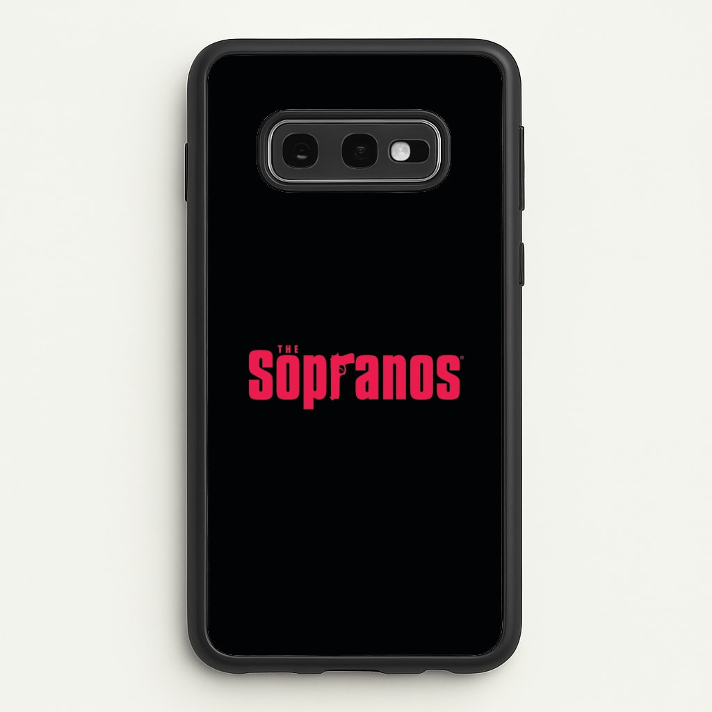 Title Screen  - The Sopranos Phone Case for Galaxy S10e