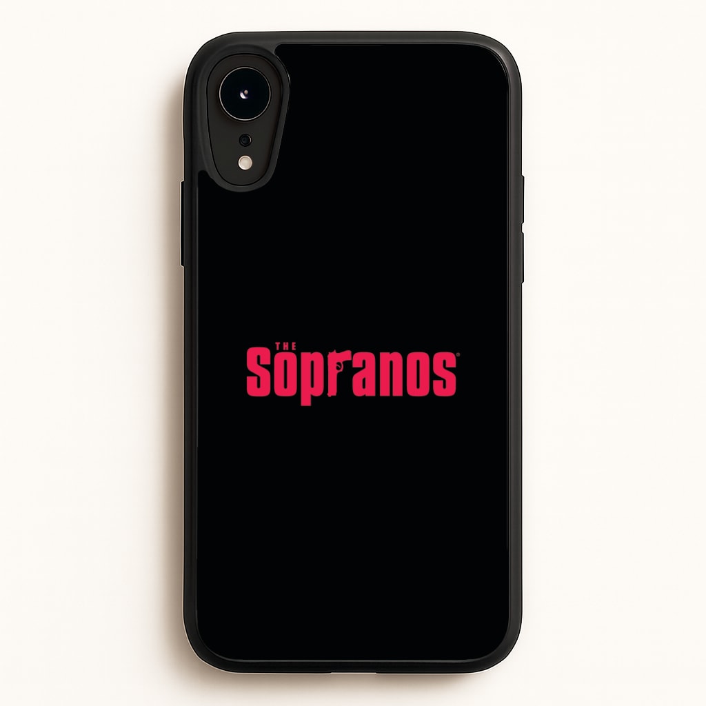 Title Screen  - The Sopranos Phone Case for iPhone XR