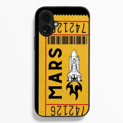 Ticket To Mars - Space  - Space Phone Case for iPhone 16 Plus