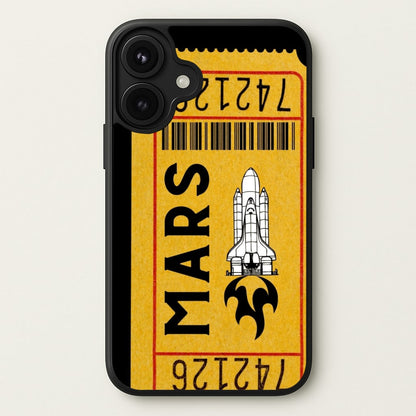 Ticket To Mars - Space Phone Case for iPhone 17