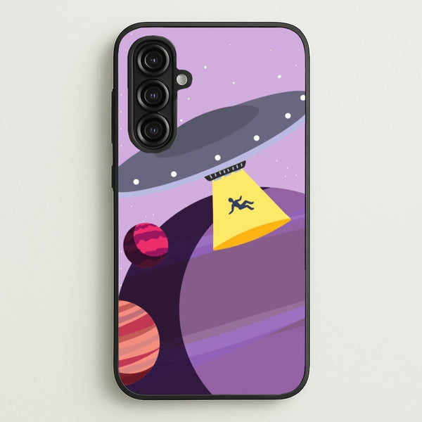 Alien Invasion - Space  - Space Phone Case for Galaxy A16