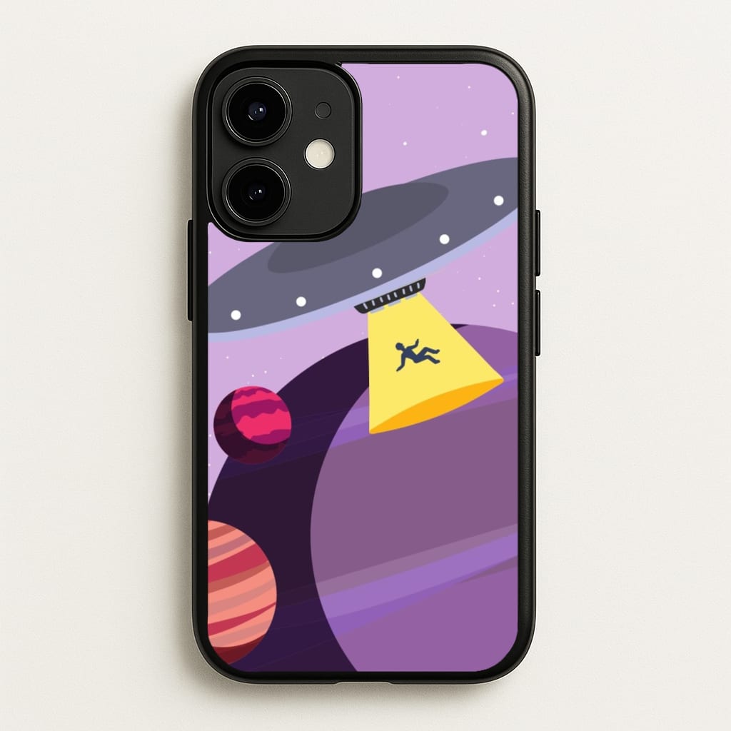 Alien Invasion - Space  - Space Phone Case for iPhone 12 Mini