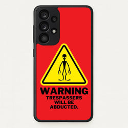 Warning Abduction - Space  - Space Phone Case for Galaxy A33