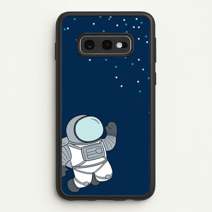 Astronaut Bobbling - Space  - Space Phone Case for Galaxy S10e