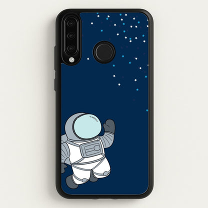 Astronaut Bobbling - Space  - Space Phone Case for Huawei P30 Lite