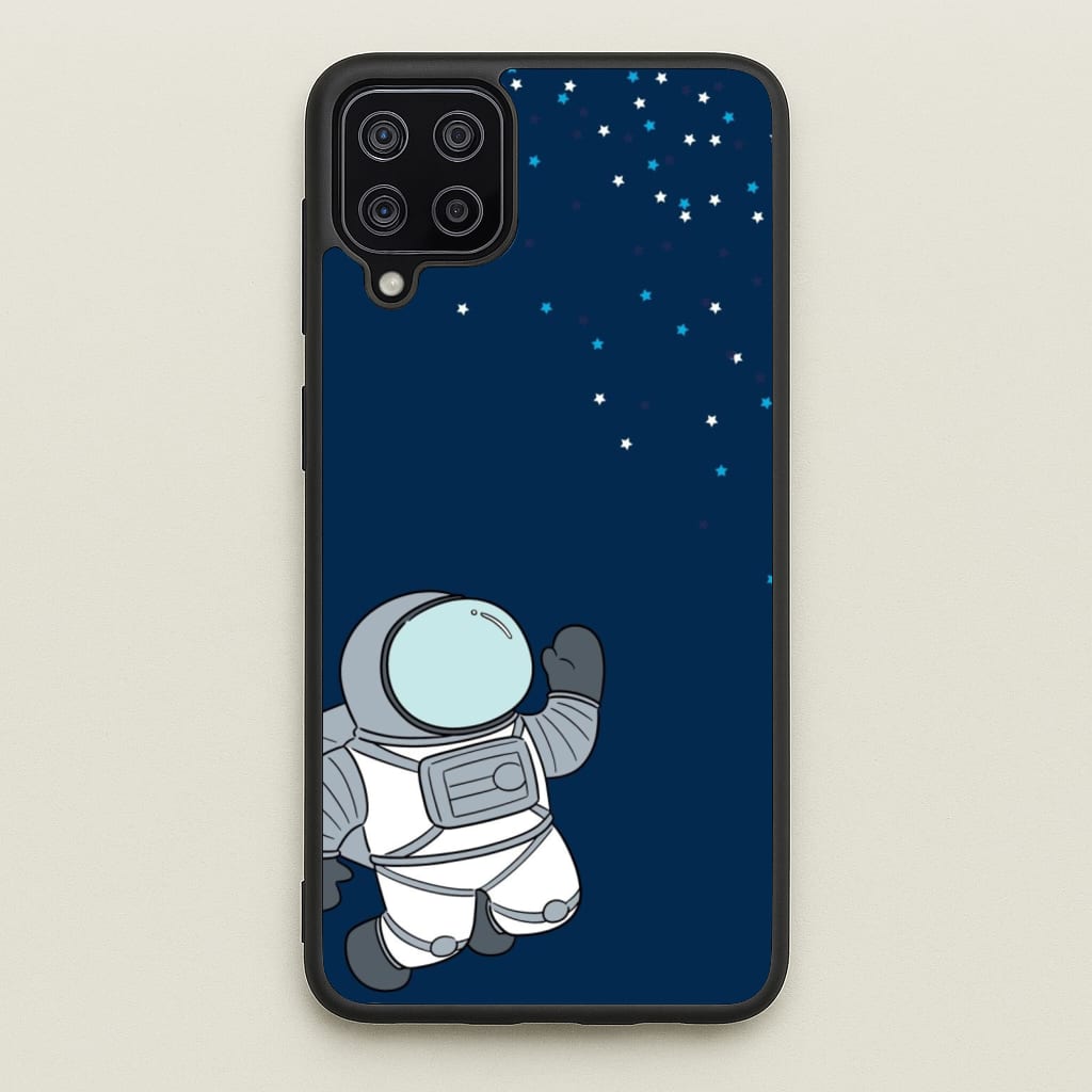 Astronaut Bobbling - Space  - Space Phone Case for Galaxy A12