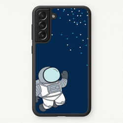 Astronaut Bobbling - Space  - Space Phone Case for Galaxy S21FE