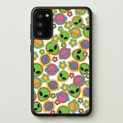 Colourful Aliens And Stars  - Space Phone Case for Galaxy S20