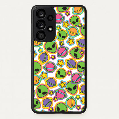 Colourful Aliens And Stars  - Space Phone Case for Galaxy A53