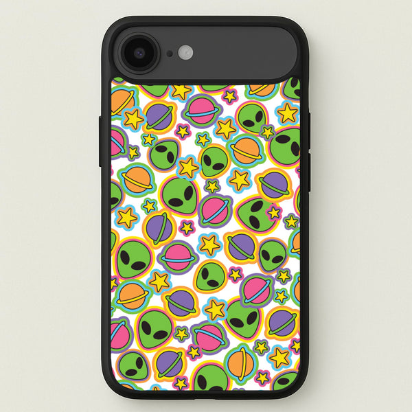 Colourful Aliens And Stars Phone Case for iPhone 17 Air