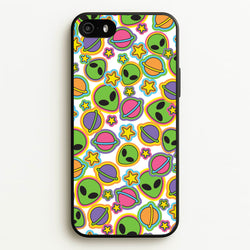 Colourful Aliens And Stars  - Space Phone Case for iPhone 5 / 5s / SE 2016