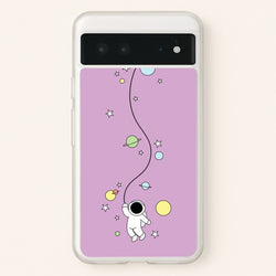 Cute Hanging Astronaut  - Space Phone Case for Google Pixel 6