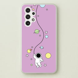 Cute Hanging Astronaut  - Space Phone Case for Galaxy A13