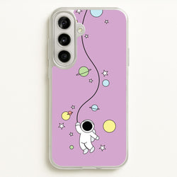 Cute Hanging Astronaut  - Space Phone Case for Galaxy A56
