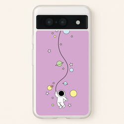 Cute Hanging Astronaut  - Space Phone Case for Google Pixel 8