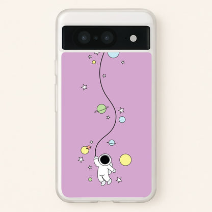 Cute Hanging Astronaut  - Space Phone Case for Google Pixel 8