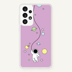 Cute Hanging Astronaut  - Space Phone Case for Galaxy A53