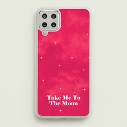 Take Me To The Moon  - Space Phone Case for Galaxy A12