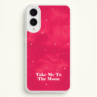 Take Me To The Moon  - Space Phone Case for Galaxy S25 Edge