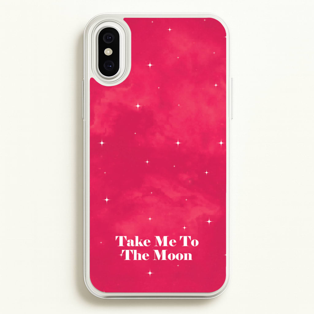 Take Me To The Moon  - Space Phone Case for iPhone XS Max