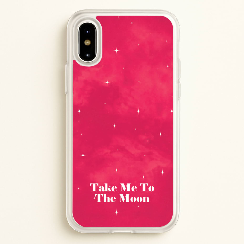 Take Me To The Moon  - Space Phone Case for iPhone X / XS