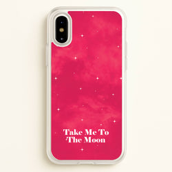 Take Me To The Moon  - Space Phone Case for iPhone X / XS