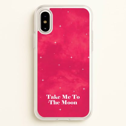 Take Me To The Moon  - Space Phone Case for iPhone X / XS