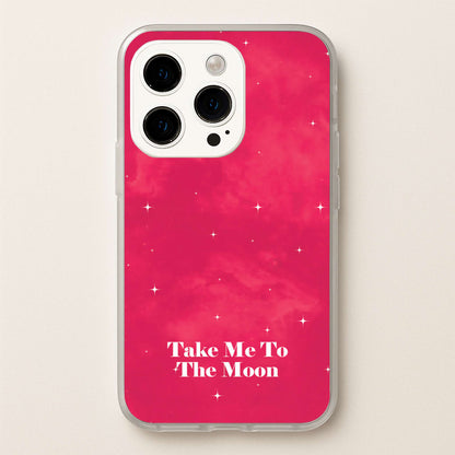 Take Me To The Moon  - Space Phone Case for iPhone 14 Pro