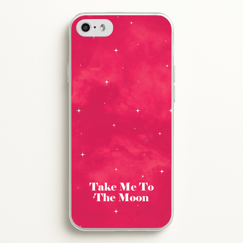 Take Me To The Moon  - Space Phone Case for iPhone 5 / 5s / SE 2016