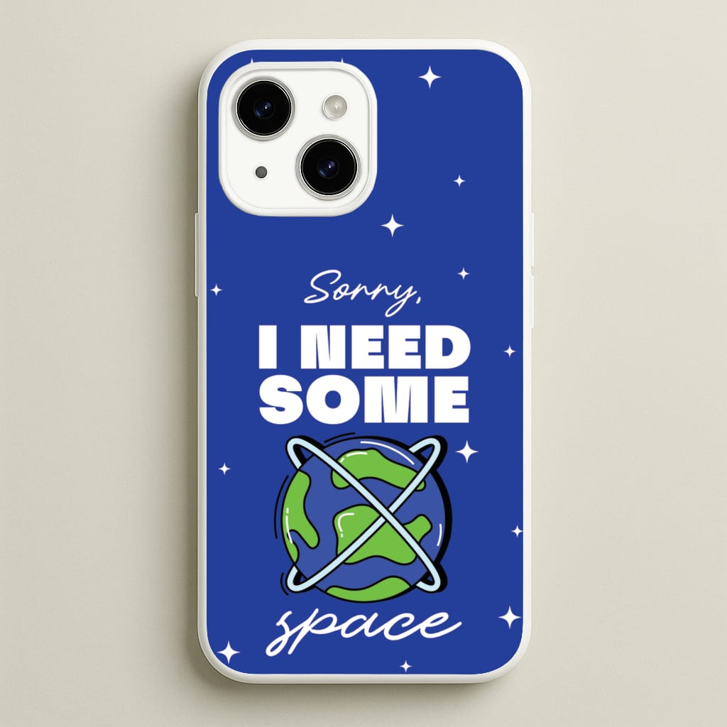 Cartoon I Need Some Space  - Space Phone Case for iPhone 15