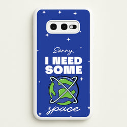 Cartoon I Need Some Space  - Space Phone Case for Galaxy S10e
