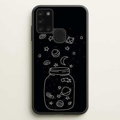 Space Jar  - Space Phone Case for Galaxy A21s