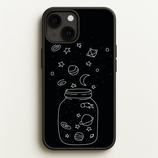 Space Jar  - Space Phone Case for iPhone 13 Mini