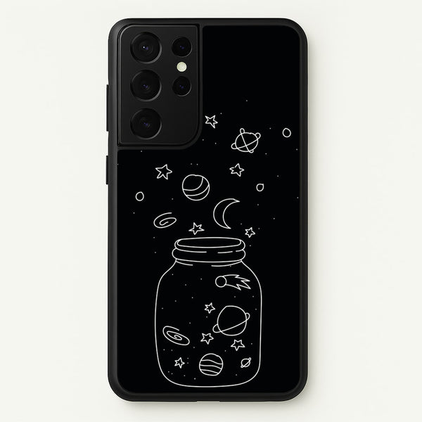 Space Jar  - Space Phone Case for Galaxy S21 Ultra