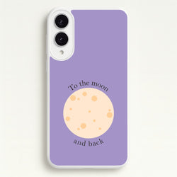 To The Moon And Back  - Space Phone Case for Galaxy S25 Edge