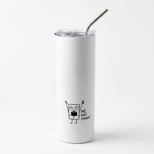 Doodlebob Me Hoy Minoy Skinny Tumbler