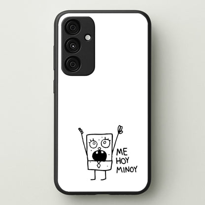 Doodlebob Me Hoy Minoy  -  Phone Case for Galaxy A35