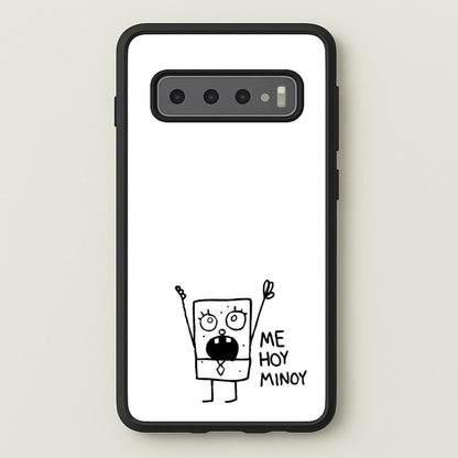 Doodlebob Me Hoy Minoy  -  Phone Case for Galaxy S10 Plus