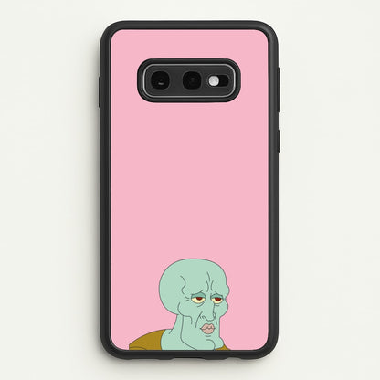 Muscly Squidward  - Spongebob Phone Case for Galaxy S10e