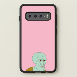 Muscly Squidward  - Spongebob Phone Case for Galaxy S10