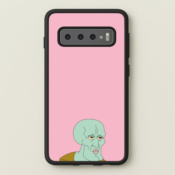 Muscly Squidward  - Spongebob Phone Case for Galaxy S10 Plus